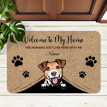 Welcome To Our Home - Personalized Pet Welcome Mat