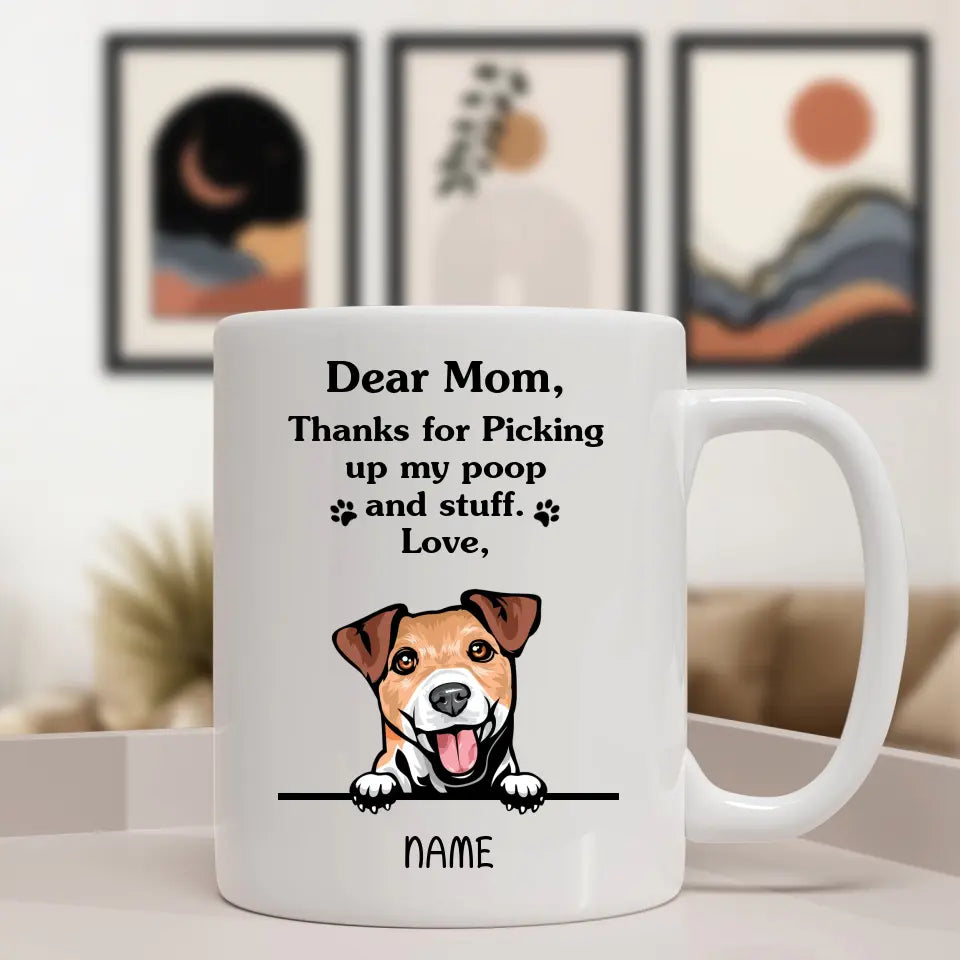 Paw-Prints & Espresso Sips: Custom Mug for Dog Moms